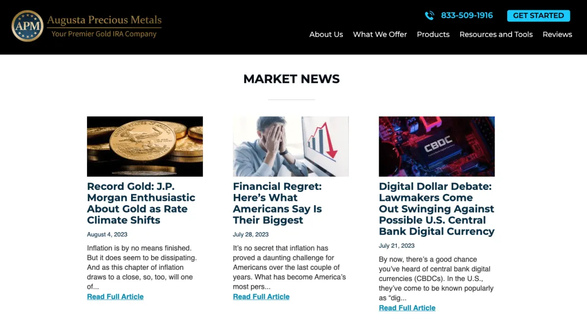 Augusta Precious Metals education resources