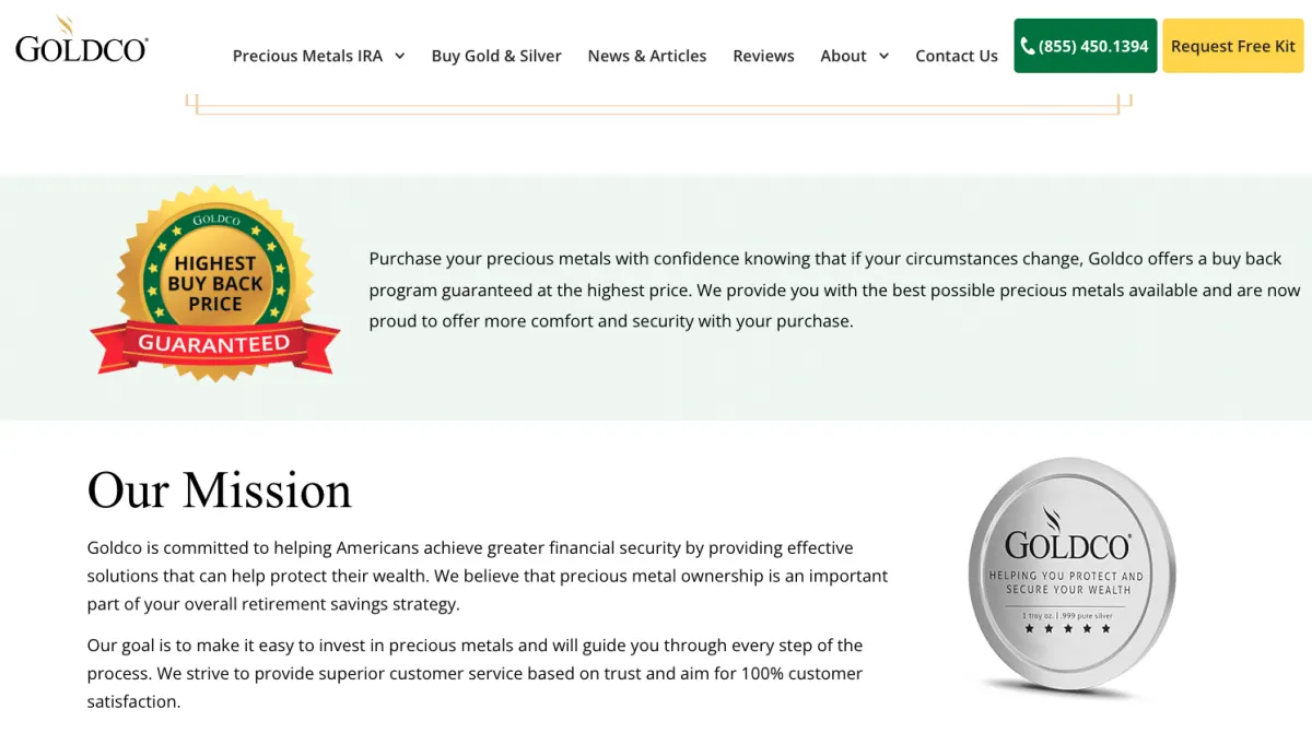 Goldco buyback program